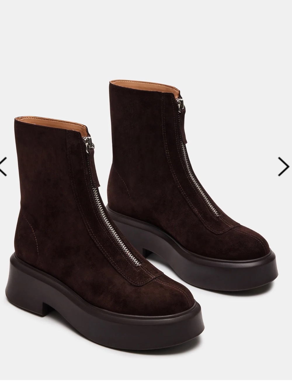 STEVE MADDEN Suede Zip Boots